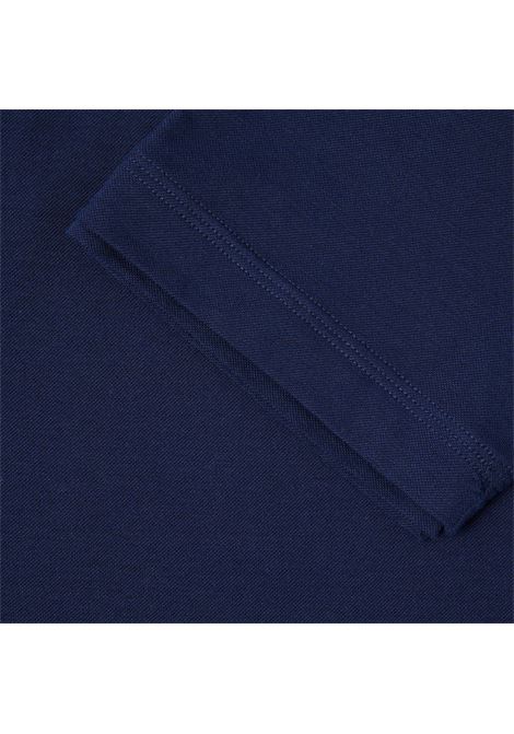 Polo in Cotton Piquet - Blu Navy PAOLO PECORA |  | F141 41386685